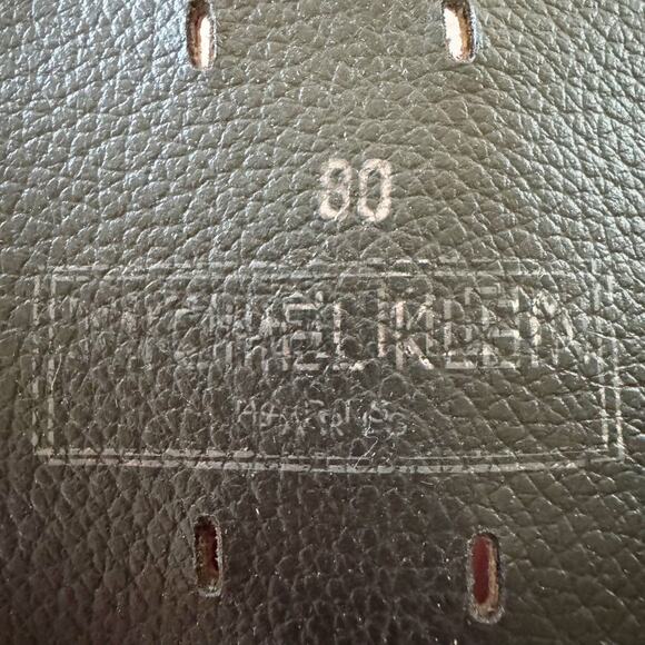 AR Paris Mod Depos Vintage Chain Belt Red Leather Thick Chunky - Picture 4 of 8